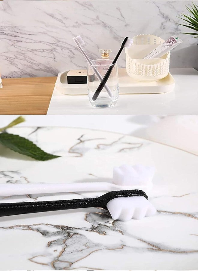 abhaymart Extra Soft Manual Toothbrush, 6 Pieces Soft Bristle Toothbrush Ultra Soft Toothbrush For Adults,Assorted 2 pcs - Image 4